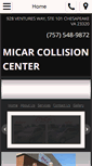 Mobile Screenshot of micarcollision.com